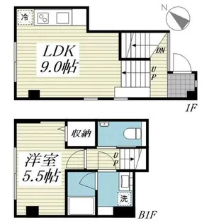 サリースマイル参番館【1階】の間取り
