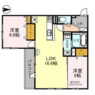 Clivia deux【2階】の間取り