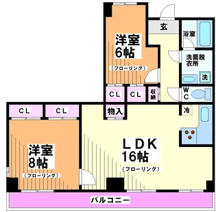 第一飛翔ビル【7階】の間取り