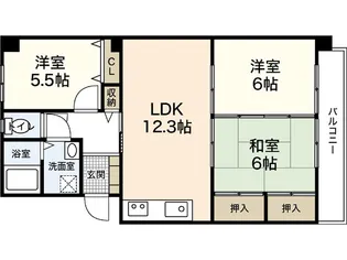 T_FLAT【2階】の間取り