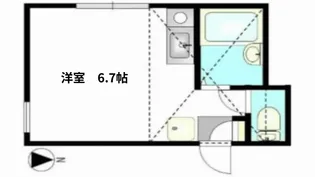 シャトンボヌール横濱【1階】の間取り