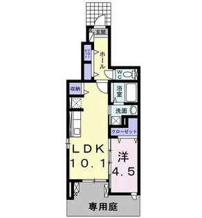 クールメゾン【1階】の間取り
