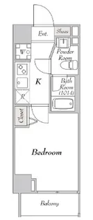 ミリアレジデンス大崎【3階】の間取り