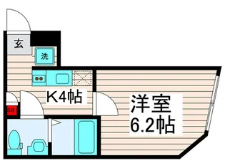 ガレット【2階】の間取り