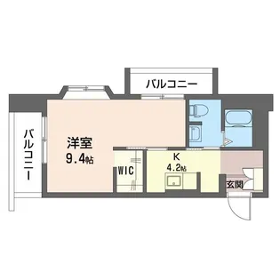 ラ・フォンテーヌ【4階】の間取り