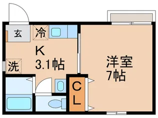 ハイツS&Y【2階】の間取り