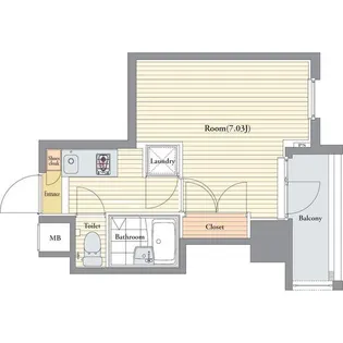 ビバリーホームズ川崎【10階】の間取り