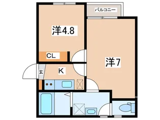 COAST TERRACE桜山【1階】の間取り