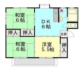 ハウスサトウ A棟【2階】の間取り