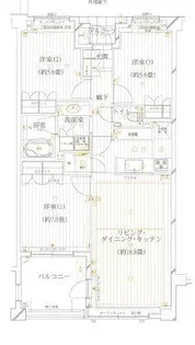 メビウスブレイン西千葉【4階】の間取り