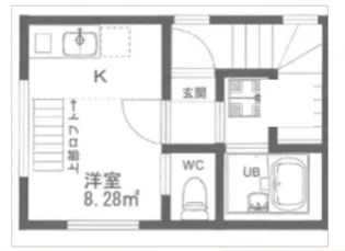 ad有 モントレー北千住【2階】の間取り