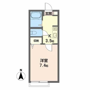 ディアスYS【2階】の間取り