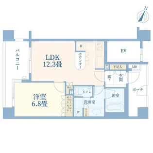 アルス藤が丘ステーショングランデ【3階】の間取り