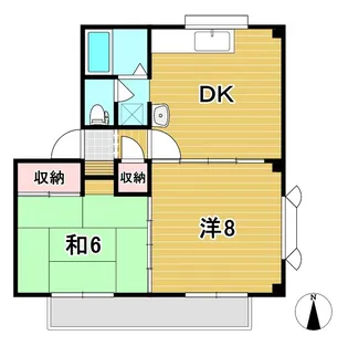 キングスコート【1階】の間取り
