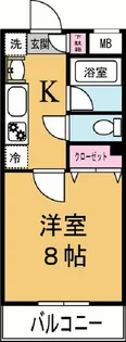 グレース春日2【3階】の間取り