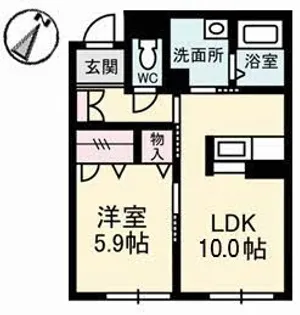 Lino【3階】の間取り