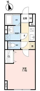 デオダラテラス【1階】の間取り