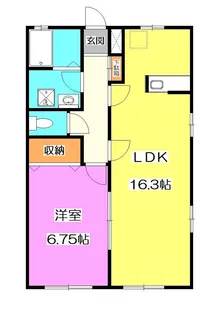コートセレッソ【1階】の間取り