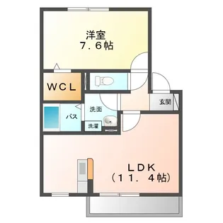 エレガン ドミール【2階】の間取り