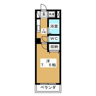BLUE SKY【2階】の間取り