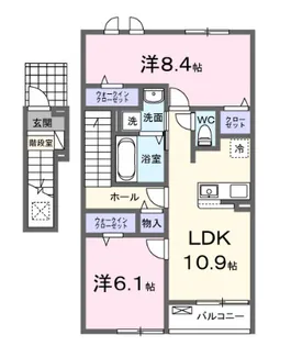 光テラス II【2階】の間取り
