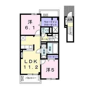 グランド ソレイユ Shizu【2階】の間取り