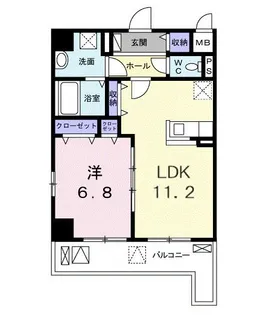 アルカディアVIII【2階】の間取り