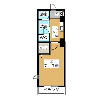 ルーチェ千種【2階】の間取り