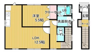 ジャルダン沢田【2階】の間取り