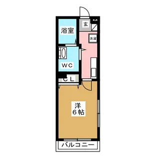 ラウレア西所沢【3階】の間取り