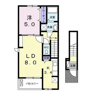 志木ガレリア【2階】の間取り