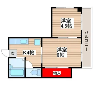 パークサイド関口【7階】の間取り
