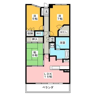 藤和シティホームズ本郷公園南【7階】の間取り