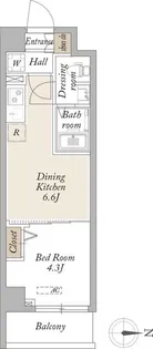 KDXレジデンス梅島【6階】の間取り