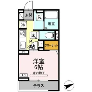 セレスティア柴又VI【1階】の間取り