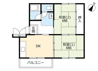 UR北本【4階】の間取り