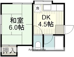 コーポアリス【2階】の間取り