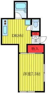 渡辺ビル【2階】の間取り