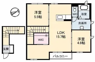 ユートピア原尾島【2階】の間取り