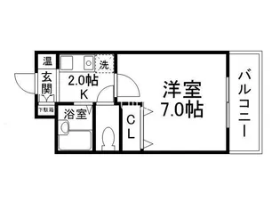 二条CUBE【5階】の間取り
