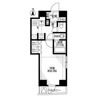 プレール・ドゥーク東陽町【9階】の間取り