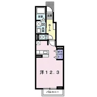 ベル プロムナード【1階】の間取り