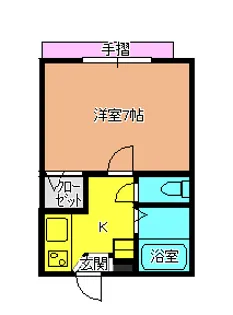 リトルハイツ【1階】の間取り