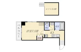 丸善高麗ハイツ【4階】の間取り