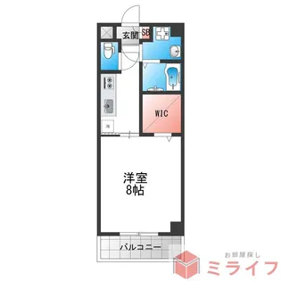 マーベラスコート巽東【4階】の間取り