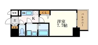 プレサンス桜通ザ・タイムズ【13階】の間取り