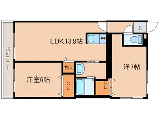 エクセル豊平【2階】の間取り