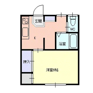 ミキハイツ【2階】の間取り