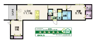 Sun Village+【1階】の間取り