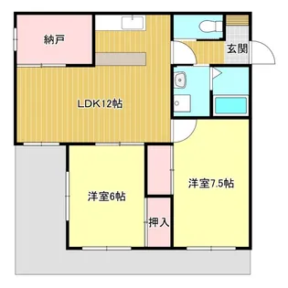 blue rose B【1階】の間取り